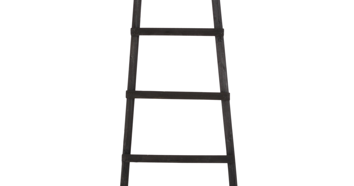 Boer Sleutel Afleiden Slots Décoration | Decoratieve ladder zwart